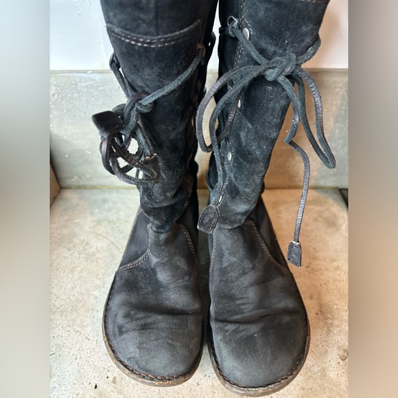 UGG Australia Surfcat Uptown Black Suede Winter Boots Size Women’s 8 - Picture 8 of 13